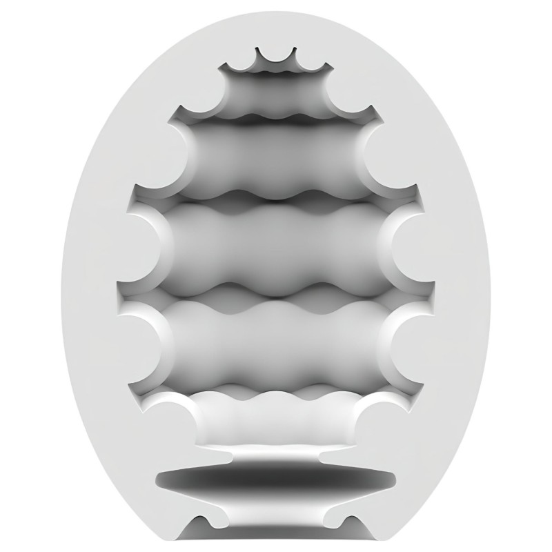 Satisfyer Egg Riffle - tojás maszturbátor (1db) 110639 termék bemutató kép