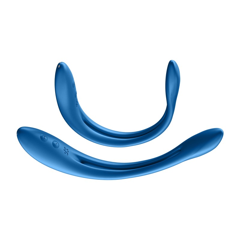 Satisfyer Elastic Game - akkus, flexibilis párvibrátor (kék) 51609 termék bemutató kép