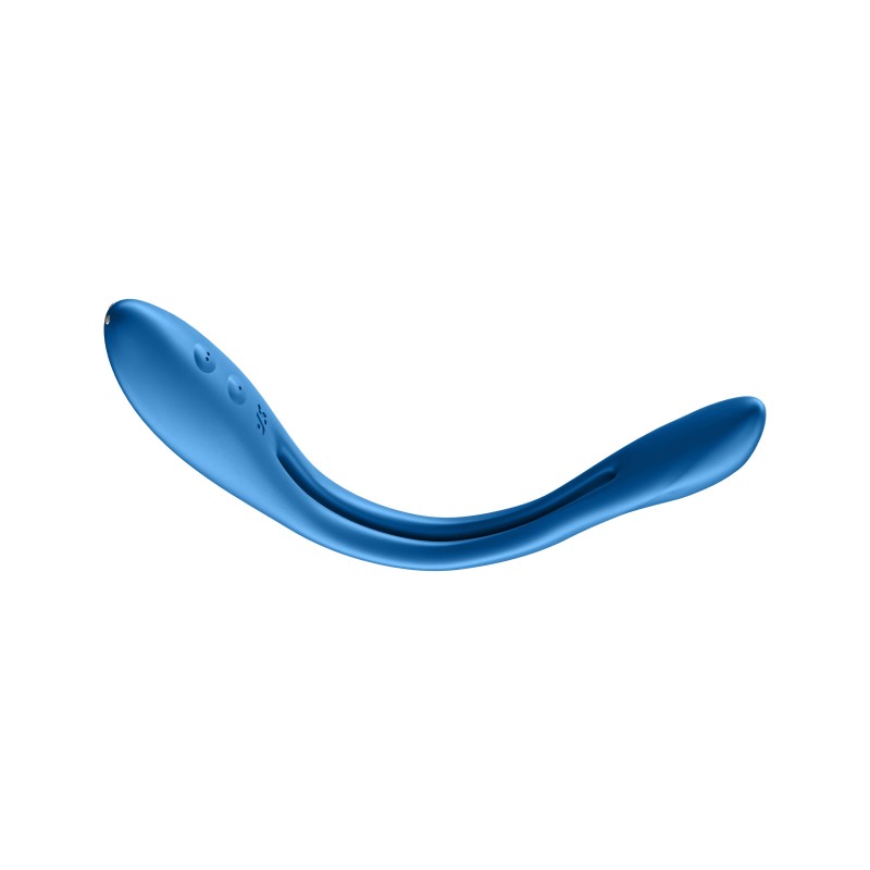 Satisfyer Elastic Game - akkus, flexibilis párvibrátor (kék) 51610 termék bemutató kép