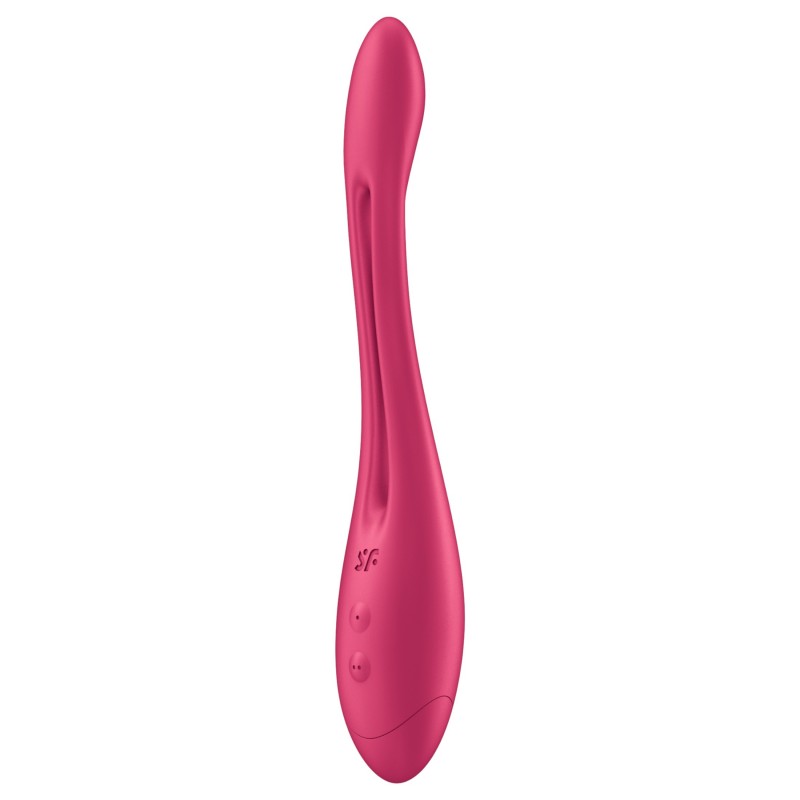 Satisfyer Elastic Game - elemes, flexibilis párvibrátor (pink) 165623 termék bemutató kép