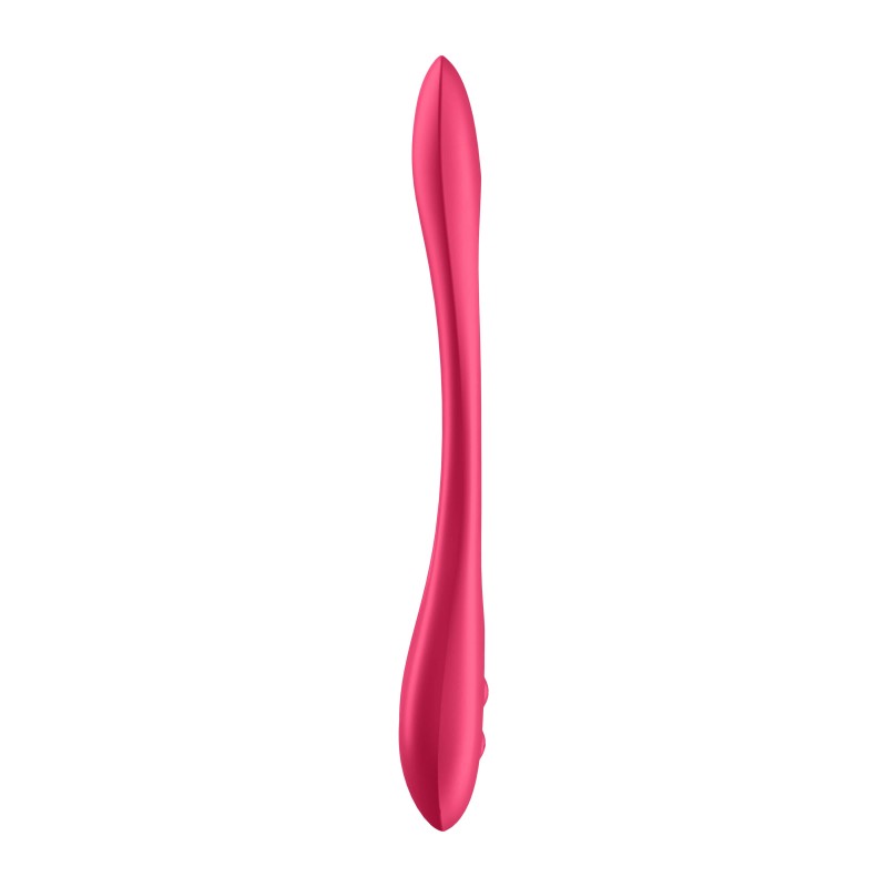 Satisfyer Elastic Joy - akkus, flexibilis párvibrátor (piros) 51594 termék bemutató kép