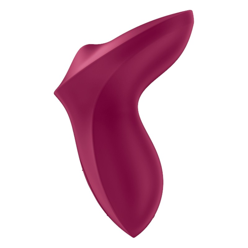 Satisfyer Exciterrr - forgó gyöngyös csikló vibrátor (piros) 94191 termék bemutató kép