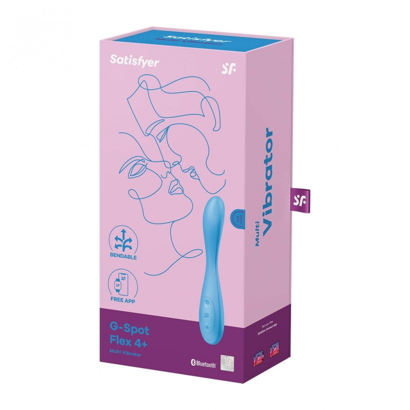 Satisfyer G-spot Flex 4 - okos G-pont vibrátor (türkiz) 87327 termék bemutató kép