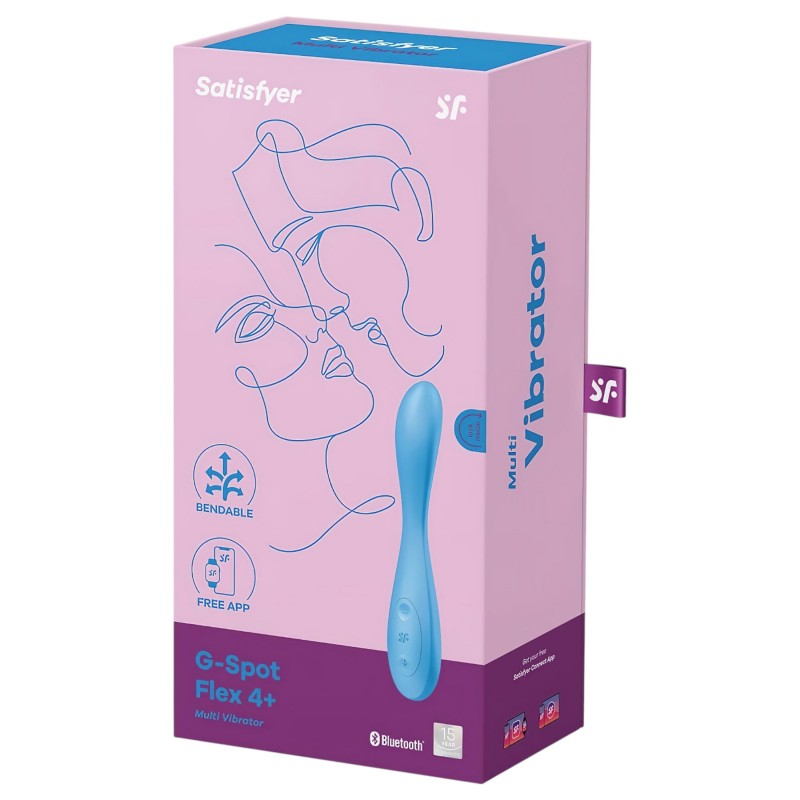 Satisfyer G-spot Flex 4 – App-vezérelt G-pont vibrátor (türkiz) 139232 termék bemutató kép