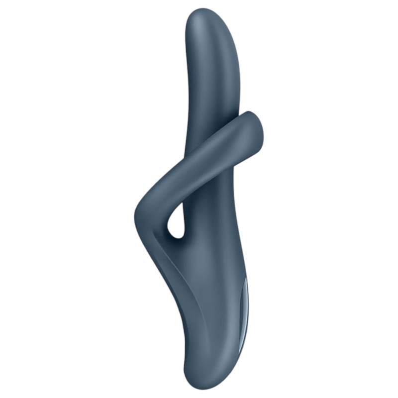 Satisfyer Heat Flex 4 - melegítő csiklókaros vibrátor (szürke) 104668 termék bemutató kép