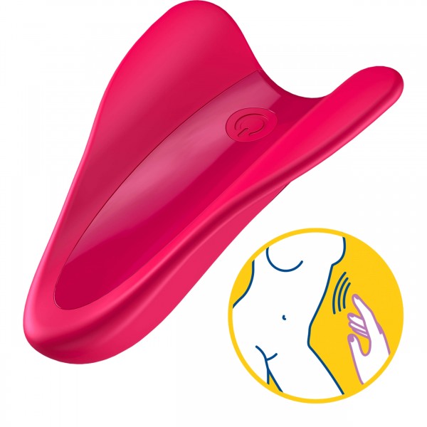 Satisfyer High Fly - akkus, vízálló csikló vibrátor (pink)