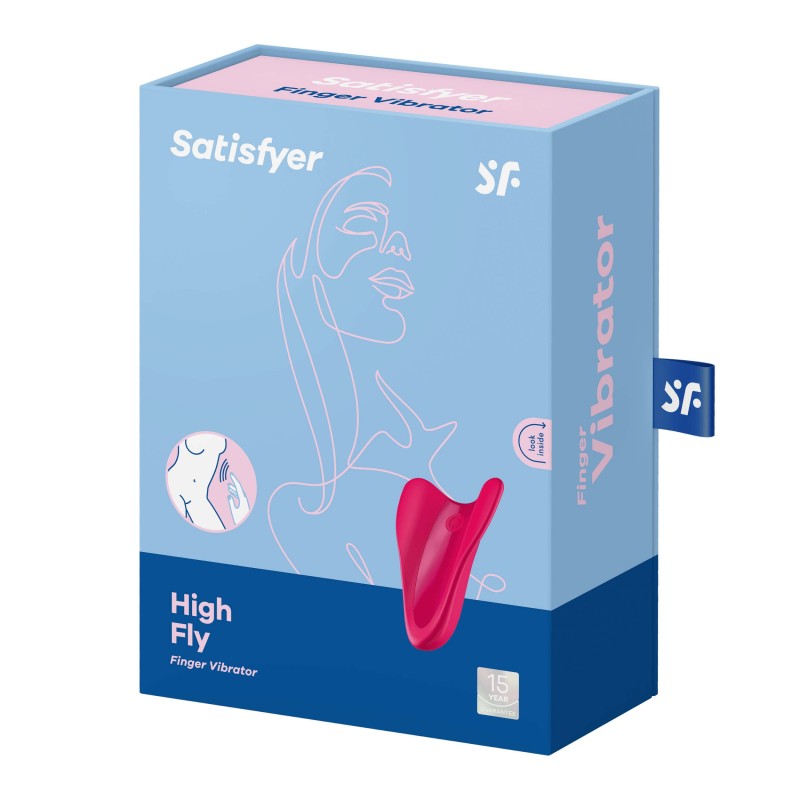 Satisfyer High Fly - akkus, vízálló csiklóvibrátor (magenta) 42484 termék bemutató kép