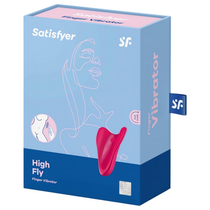 Satisfyer High Fly - akkus, vízálló csikló vibrátor (pink) 117490 termék bemutató kép