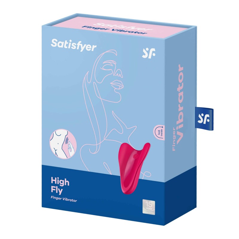 Satisfyer High Fly - akkus, vízálló csiklóvibrátor (magenta) 76912 termék bemutató kép