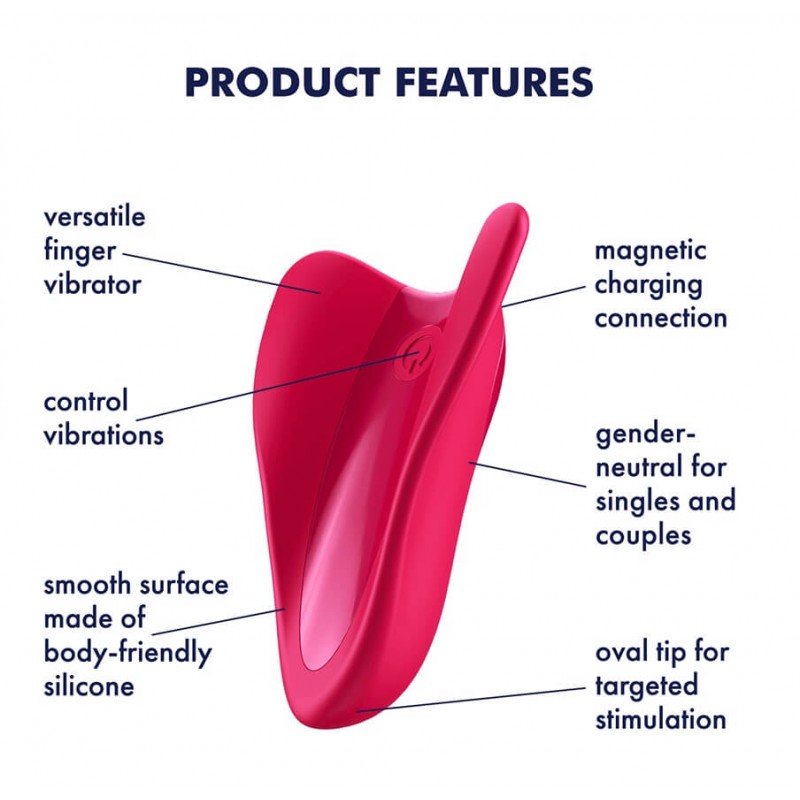 Satisfyer High Fly - akkus, vízálló csikló vibrátor (pink) 76914 termék bemutató kép