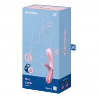 Satisfyer Hot Lover - okos melegítős vibrátor (pink) 87088 termék bemutató kép