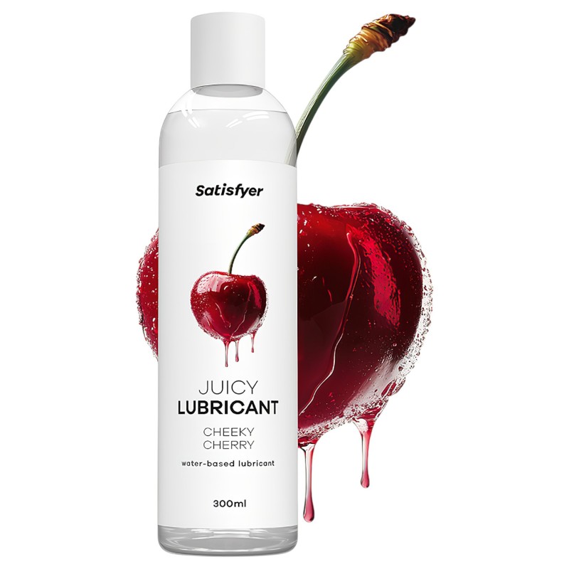 Satisfyer - ízesített síkosító - cseresznye (300 ml) 150227 termék bemutató kép