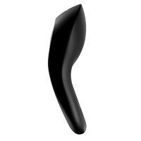 Satisfyer Legendary Duo - akkus, vibrációs péniszgyűrű (fekete) 53212 termék bemutató kép