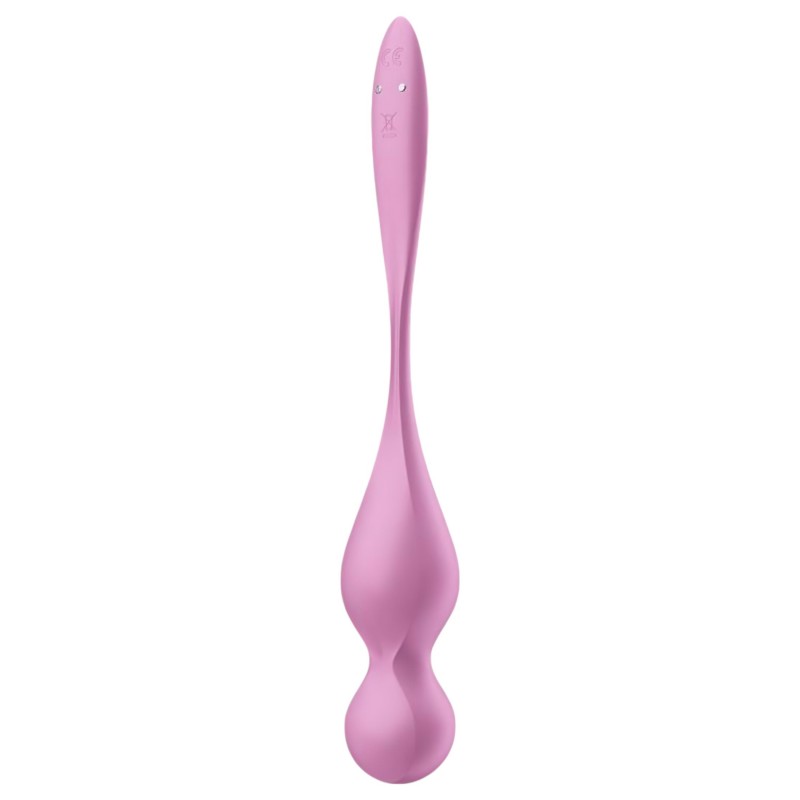 Satisfyer Love Birds 1 - App-vezérelt vibrációs gésagolyó (pink) 145937 termék bemutató kép