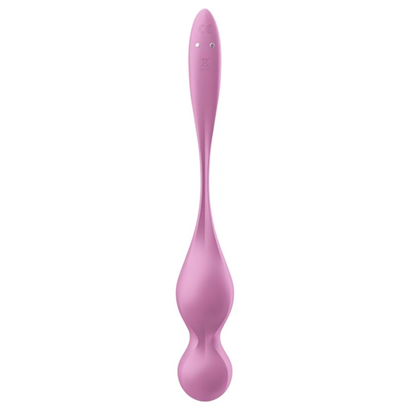 Satisfyer Love Birds 1 - App-vezérelt vibrációs gésagolyó (pink) 145939 termék bemutató kép