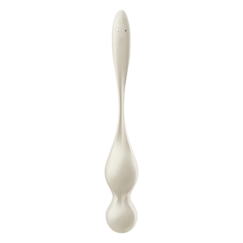 Satisfyer Love Birds 1 - okos, vibrációs gésagolyó (fehér) 89997 termék bemutató kép