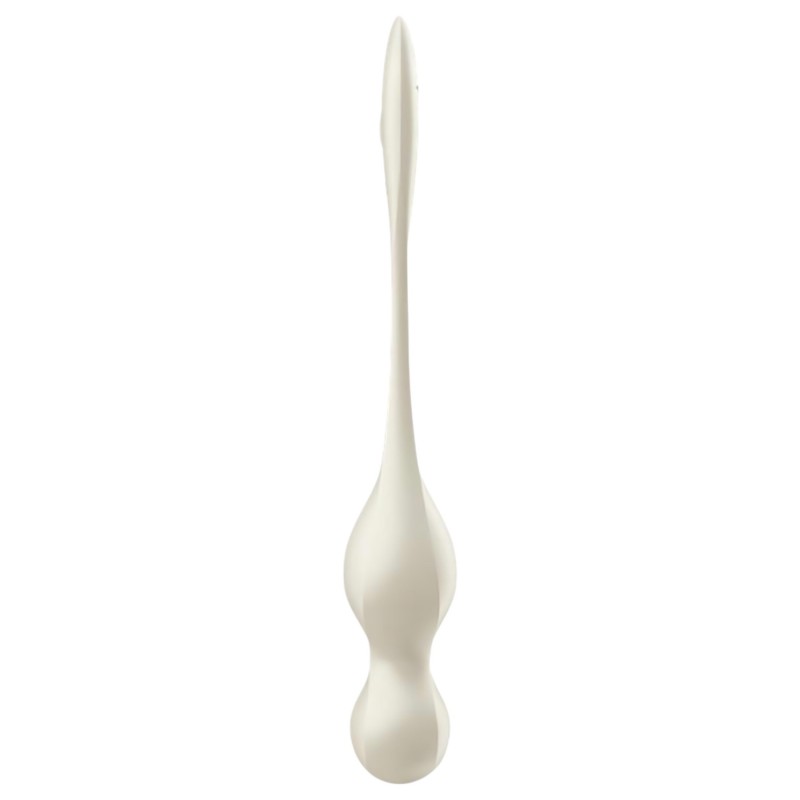 Satisfyer Love Birds 1 – App-vezérelt vibrációs gésagolyó (fehér) 137752 termék bemutató kép