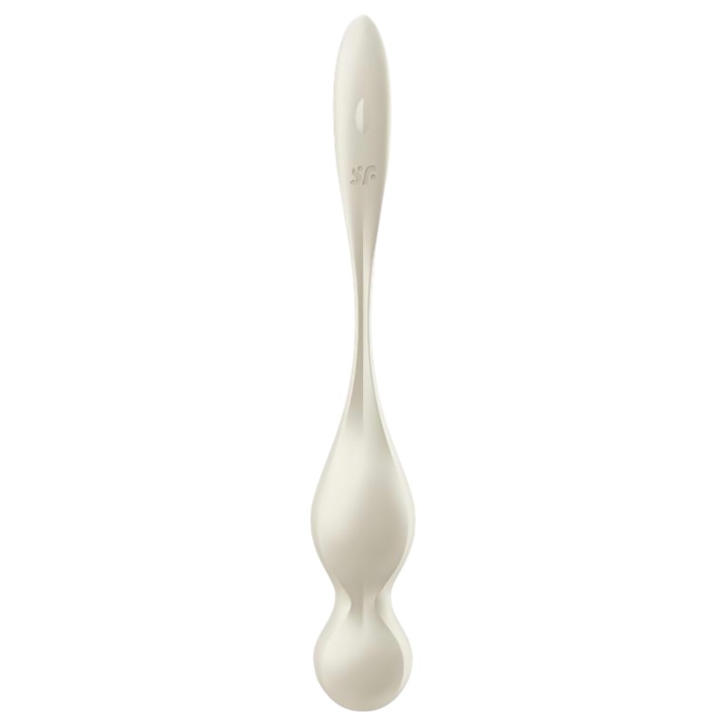 Satisfyer Love Birds 1 – App-vezérelt vibrációs gésagolyó (fehér) 137753 termék bemutató kép
