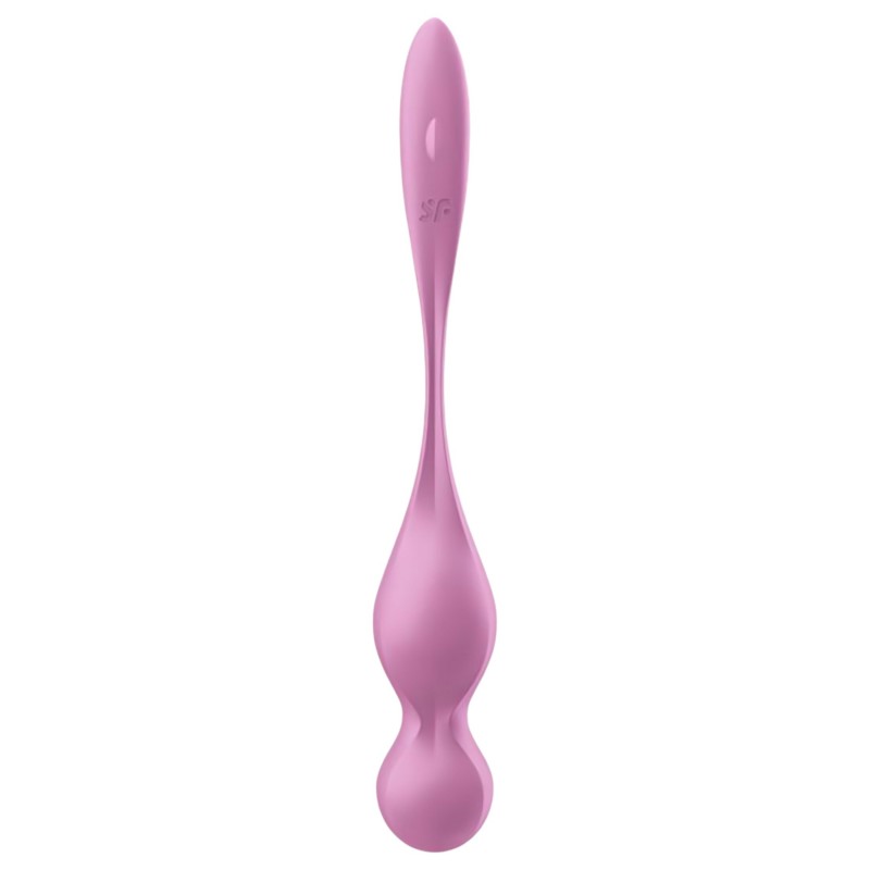 Satisfyer Love Birds 1 – App-vezérelt vibrációs gésagolyó (pink) 138087 termék bemutató kép