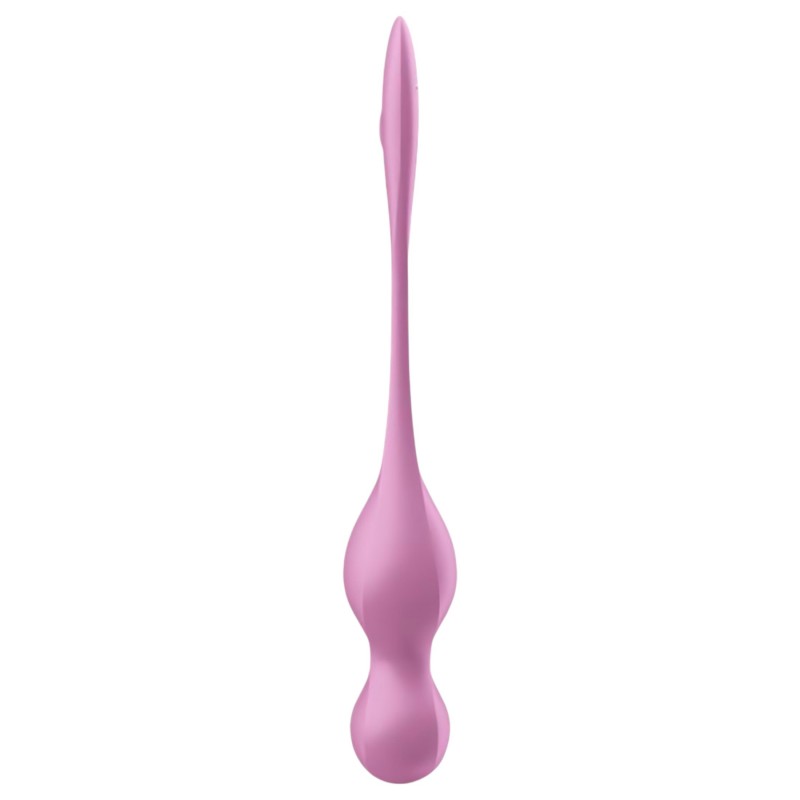 Satisfyer Love Birds 1 – App-vezérelt vibrációs gésagolyó (pink) 138089 termék bemutató kép