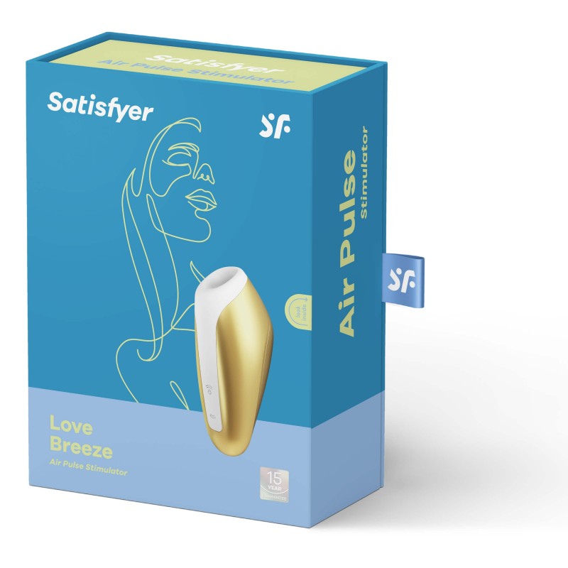 Satisfyer Love Breeze - akkus, vízálló csiklóizgató vibrátor (barack) 40923 termék bemutató kép