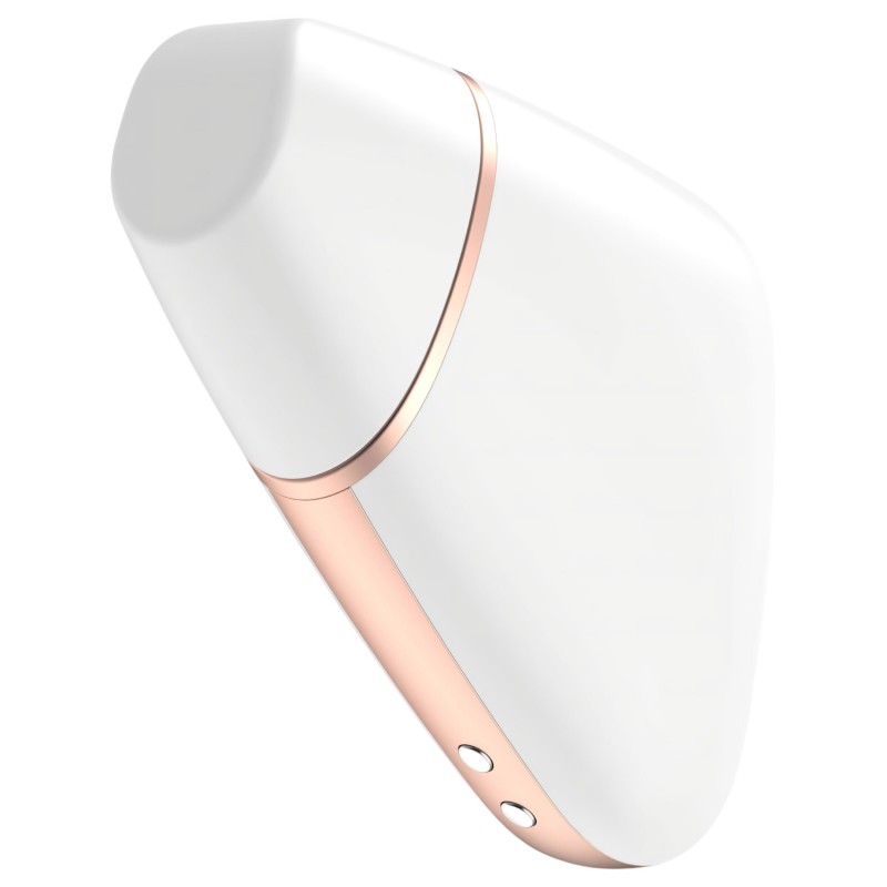 Satisfyer Love Triangle - App-vezérelt léghullámos csiklóizgató (fehér) 145576 termék bemutató kép