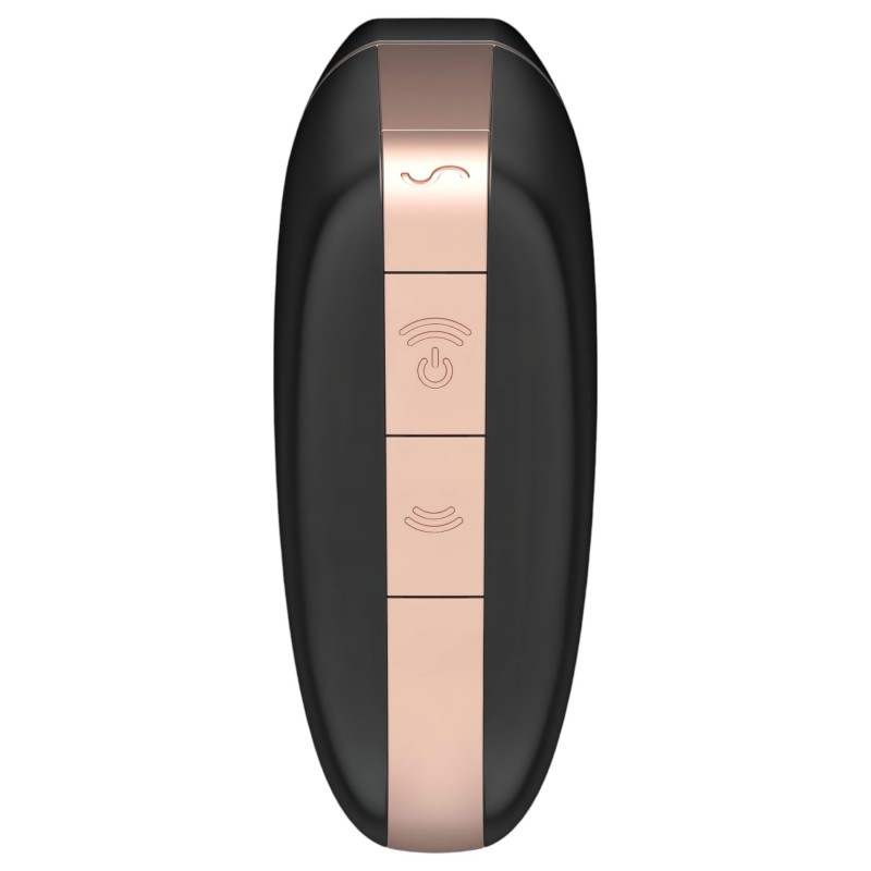 Satisfyer Love Triangle - App-vezérelt léghullámos csiklóizgató (fekete) 147114 termék bemutató kép