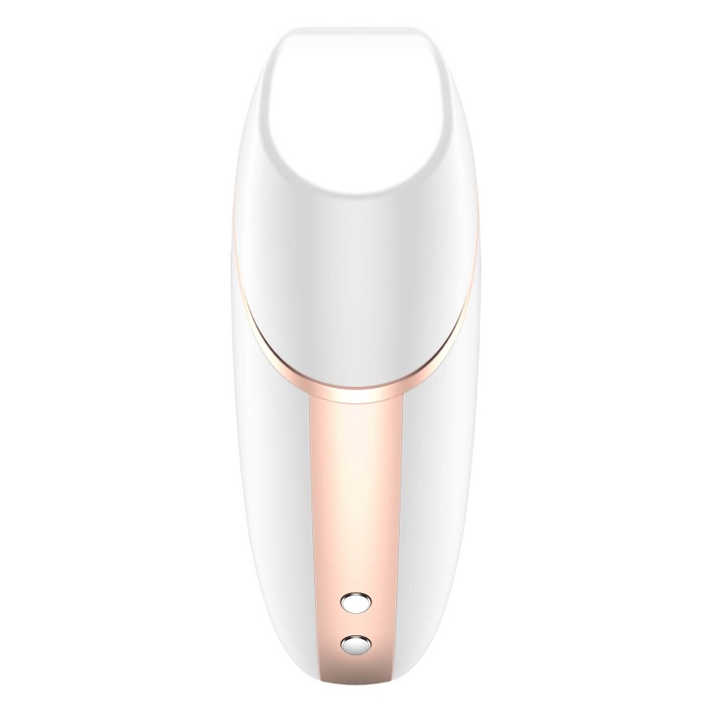 Satisfyer Love Triangle - okos léghullámos csiklóizgató (fehér) 39006 termék bemutató kép