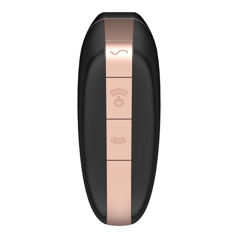 Satisfyer Love Triangle - okos léghullámos csiklóizgató (fekete) 38998 termék bemutató kép