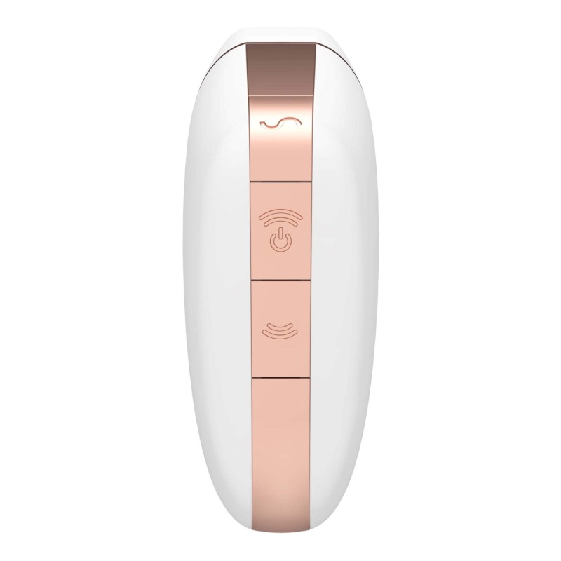 Satisfyer Love Triangle - okos léghullámos csiklóizgató (fehér) 84205 termék bemutató kép