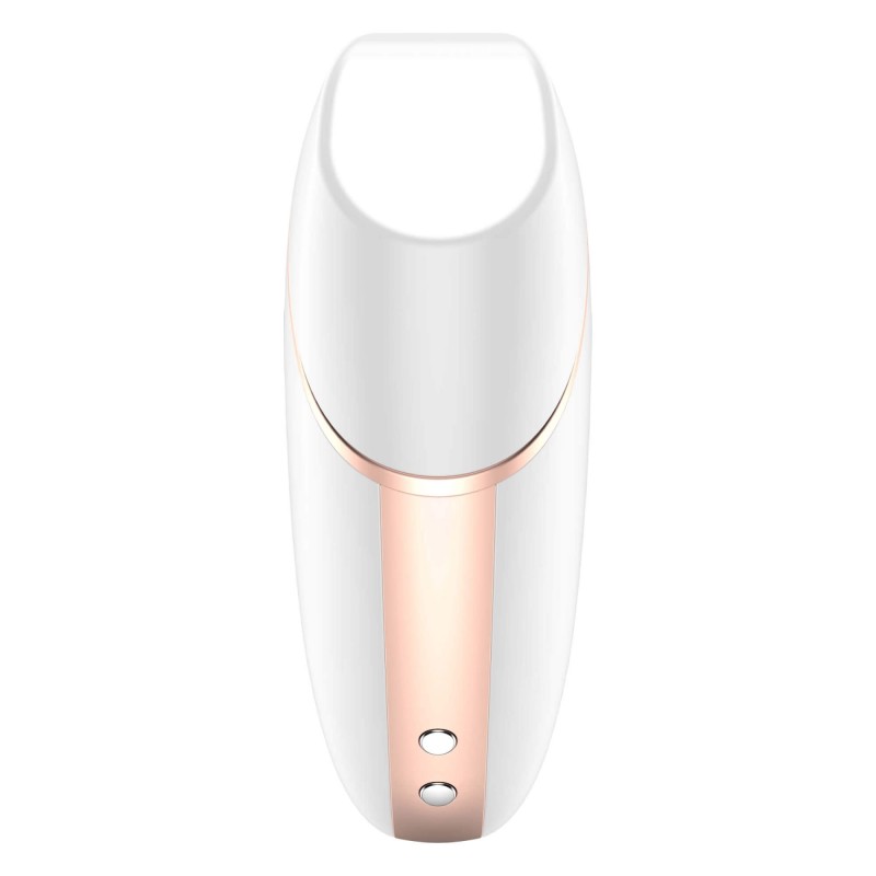 Satisfyer Love Triangle - okos léghullámos csiklóizgató (fehér) 84206 termék bemutató kép