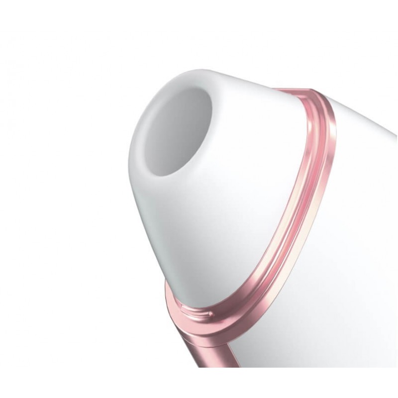 Satisfyer Love Triangle - okos léghullámos csiklóizgató (fehér) 84207 termék bemutató kép
