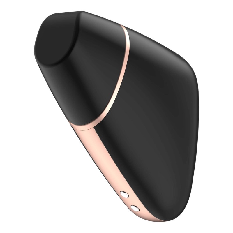 Satisfyer Love Triangle - okos léghullámos csiklóizgató (fekete) 84162 termék bemutató kép