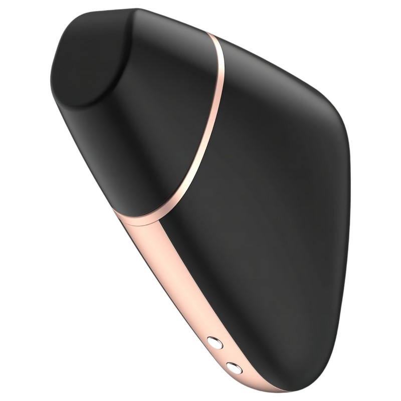 Satisfyer Love Triangle – App-vezérelt léghullámos csiklóizgató (fekete) 139084 termék bemutató kép