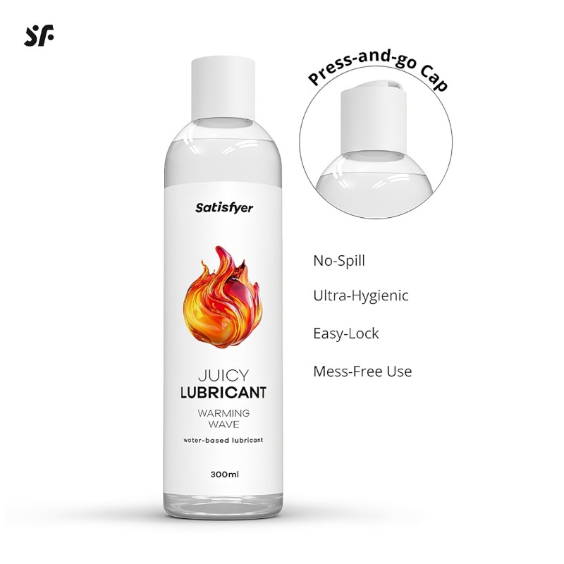Satisfyer - melegítő hatású síkosító (300 ml) 150260 termék bemutató kép
