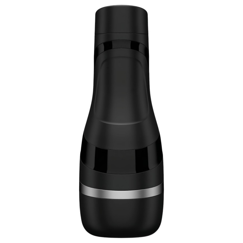 Satisfyer Men Classic - manuális szívó maszturbátor férfiaknak (ezüst) 164773 termék bemutató kép