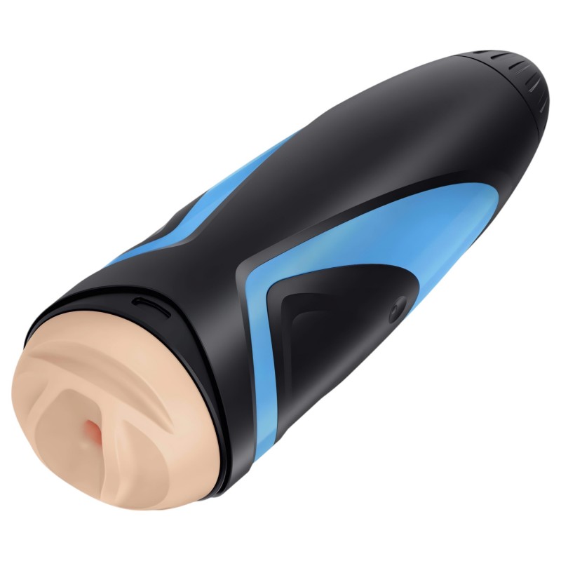 Satisfyer Men One - szívó maszturbátor férfiaknak (kék-fekete) 156302 termék bemutató kép