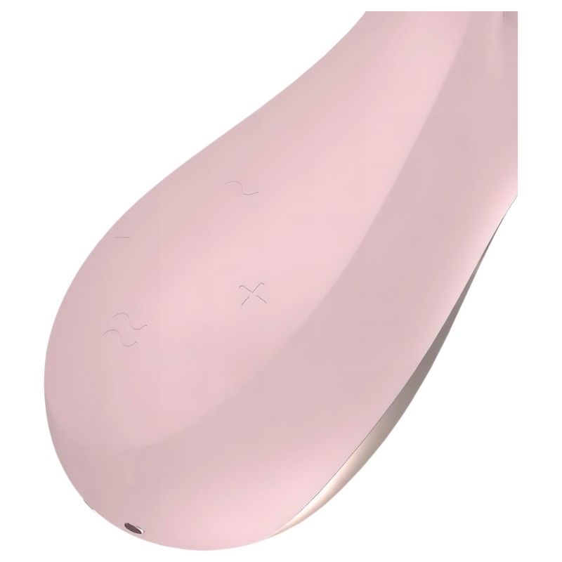 Satisfyer Mono Flex – App-vezérelt vibrátor (pink) 138276 termék bemutató kép