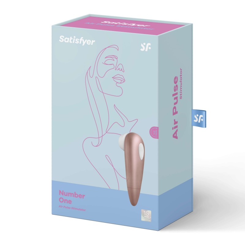 Satisfyer 1 Next - vízálló csiklóizgató (barna) 45179 termék bemutató kép