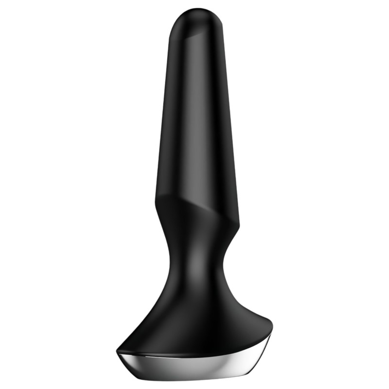 Satisfyer Plug-ilicious 2 - app-vezérelt anál vibrátor plug (fekete) 155538 termék bemutató kép