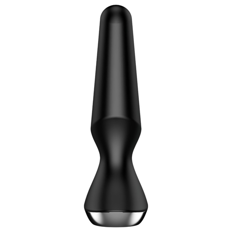 Satisfyer Plug-ilicious 2 - app-vezérelt anál vibrátor plug (fekete) 155539 termék bemutató kép