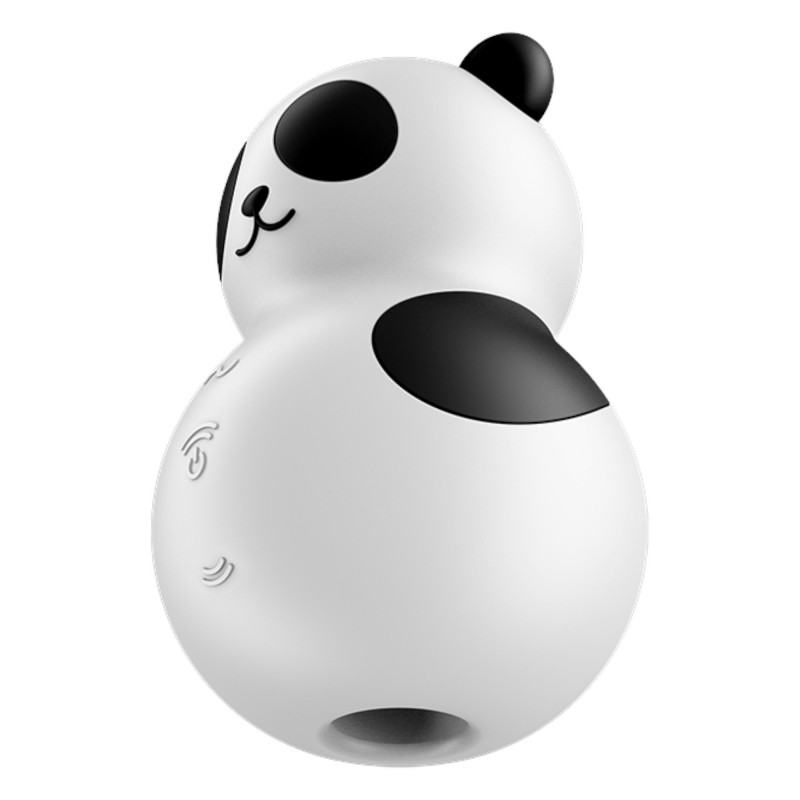 Satisfyer Pocket Panda - léghullámos csiklóizgató (fekete) 95352 termék bemutató kép