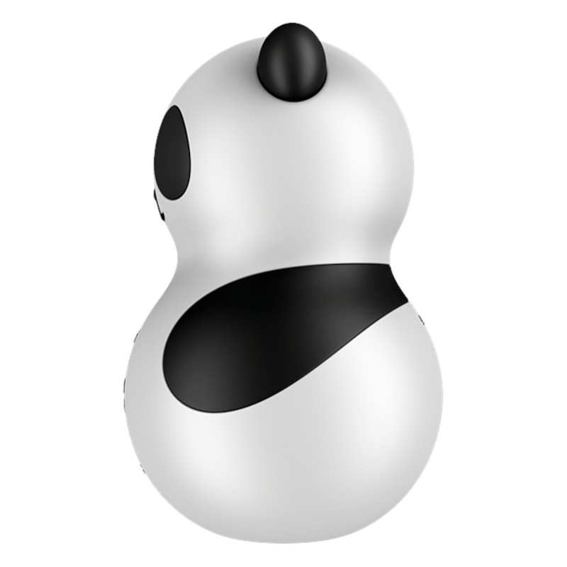 Satisfyer Pocket Panda - léghullámos csiklóizgató (fekete) 95353 termék bemutató kép