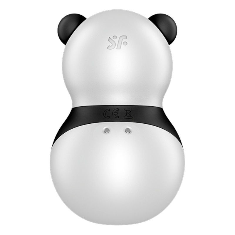 Satisfyer Pocket Panda - léghullámos csiklóizgató (fekete) 95354 termék bemutató kép
