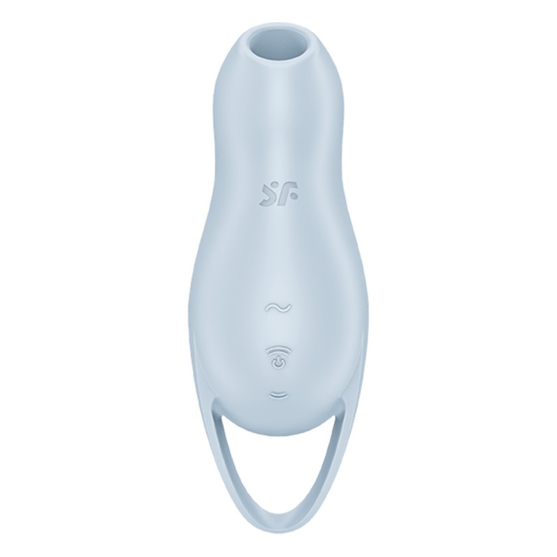 Satisfyer Pocket Pro 1 - akkus, léghullámos csiklóizgató (kék) 91186 termék bemutató kép