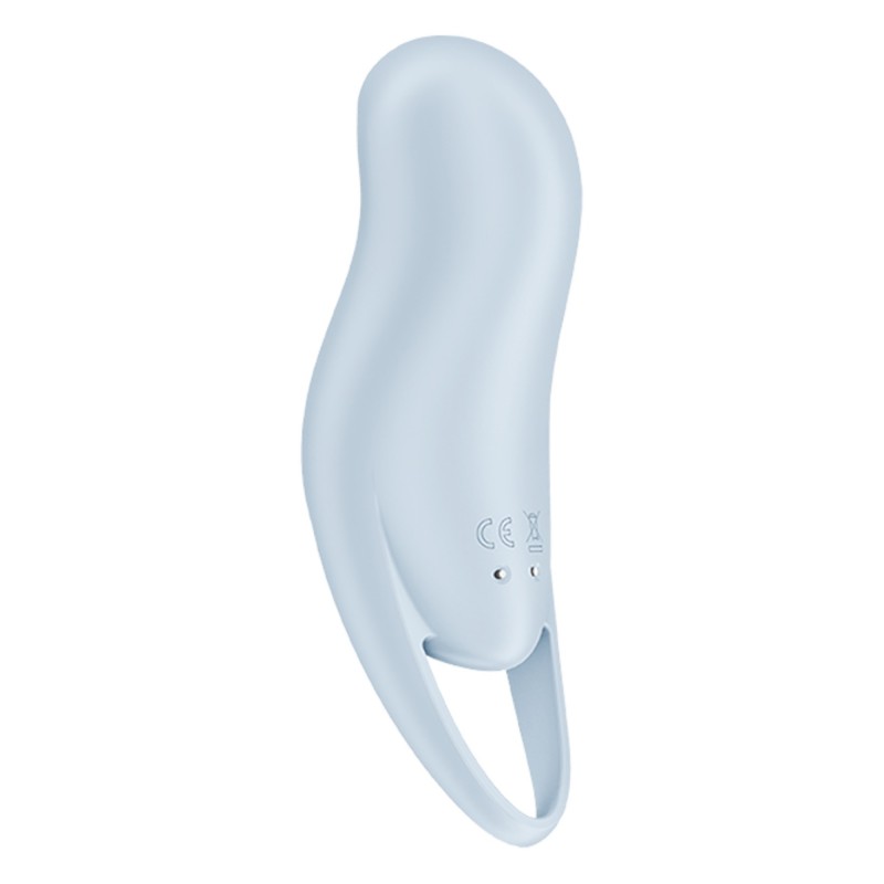 Satisfyer Pocket Pro 1 - akkus, léghullámos csiklóizgató (kék) 91188 termék bemutató kép