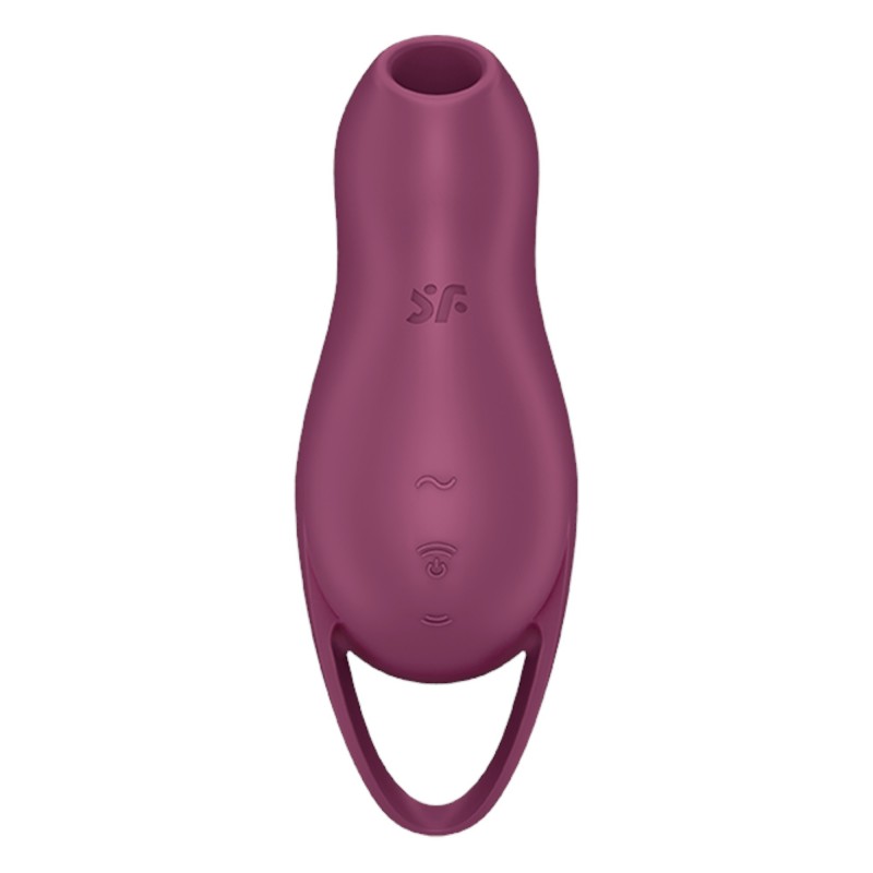 Satisfyer Pocket Pro 1 - akkus, léghullámos csiklóizgató (lila) 91192 termék bemutató kép