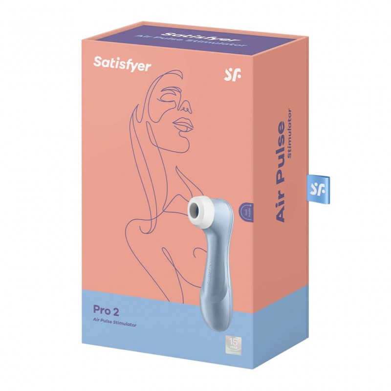 Satisfyer Pro 2 Gen2 - akkus léghullámos csiklóizgató (Kék) 54841 termék bemutató kép