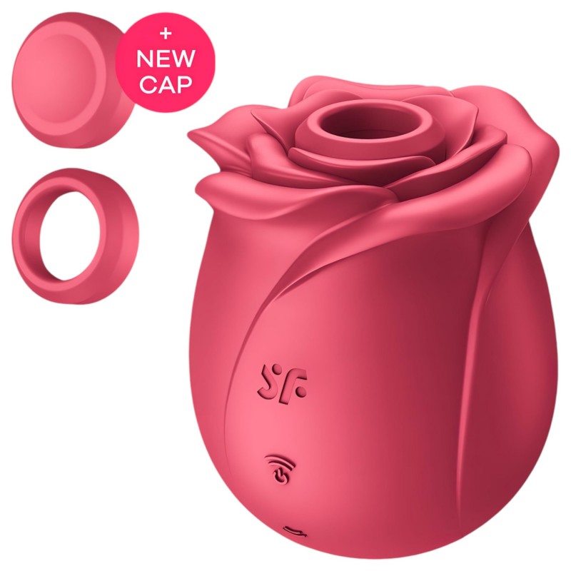 Satisfyer Pro 2 Classic Blossom - léghullámos csiklóizgató (piros) 124072 termék bemutató kép