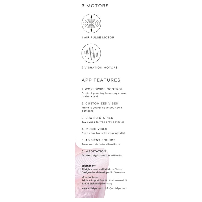 Satisfyer Pro 2 Gen4 - App-vezérelt léghullámos csiklóizgató (lila) 152316 termék bemutató kép